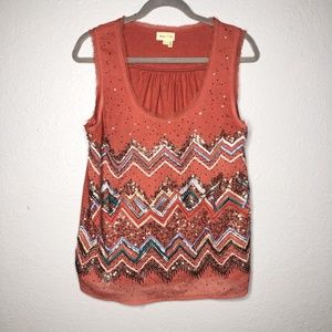 Meadow‎ Rue by Anthropologie sleeveless top sz S